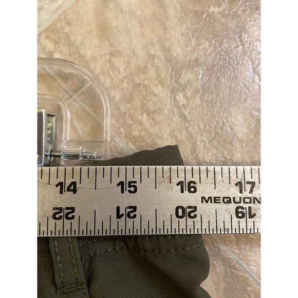 The North Face Mens 32 Green Nylon Paramount Trail Chino Shorts Adjustable Waist - Picture 12 of 15